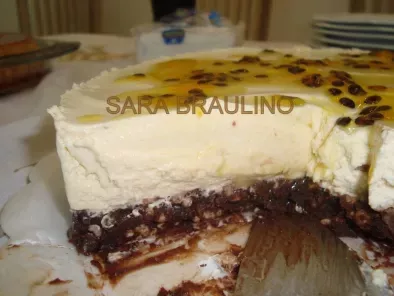 Receita Torta mousse de maracuja base crocante (sara)