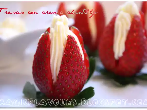 Receita Morangos & chantilly