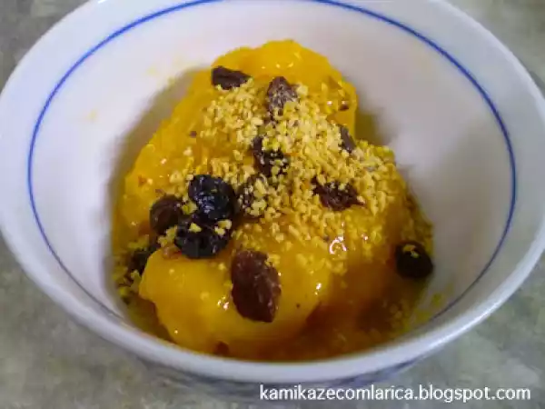 Receita Sorvete natural de manga