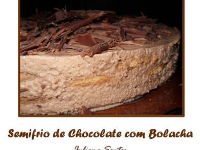 Receita Semifrio de chocolate com bolacha