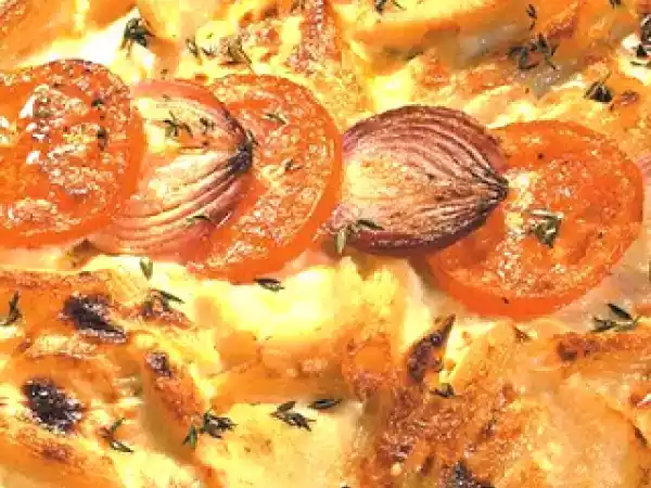 Receita Penne gratinado ao bacalhau