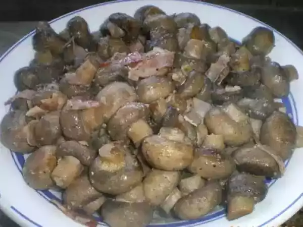 Receita Cogumelos salteados