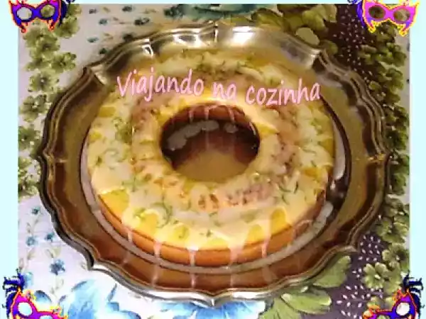 Receita Receita - bolo açucarado