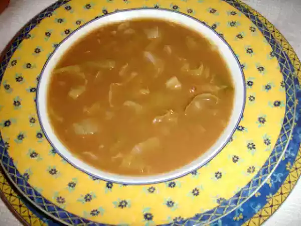 Receita Sopa de feijão com couve coração