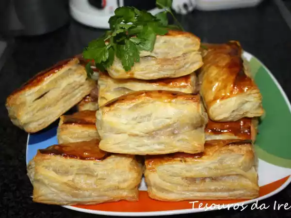 Receita Almofadas de carne