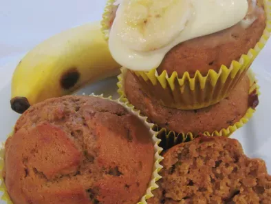 Receita Muffins de banana e gengibre