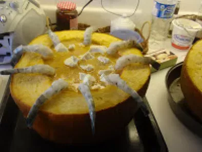 Receita Camarão na moranga - pumpkin with shrimp