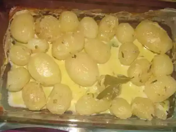 Receita Batatinhas em leite