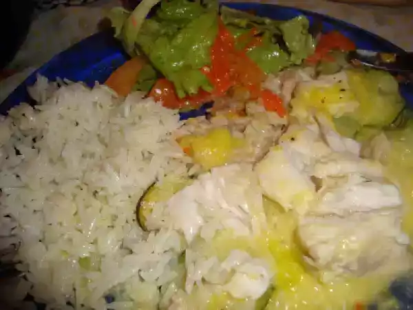 Receita Lombos de perca em cama de curgete e bechamel de laranja