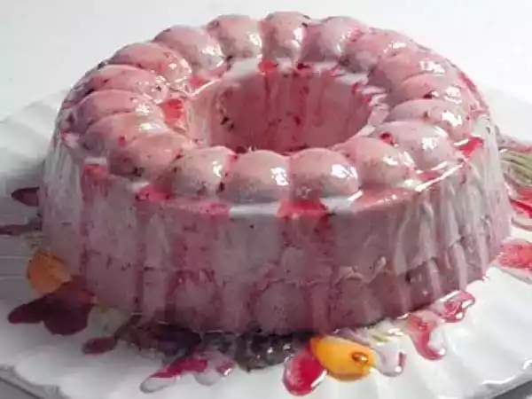 Receita Bavarois de amoras
