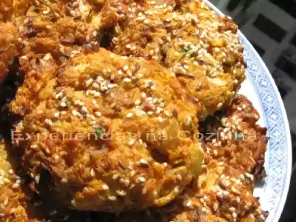 Receita Hambúrgueres de peixe e aveia
