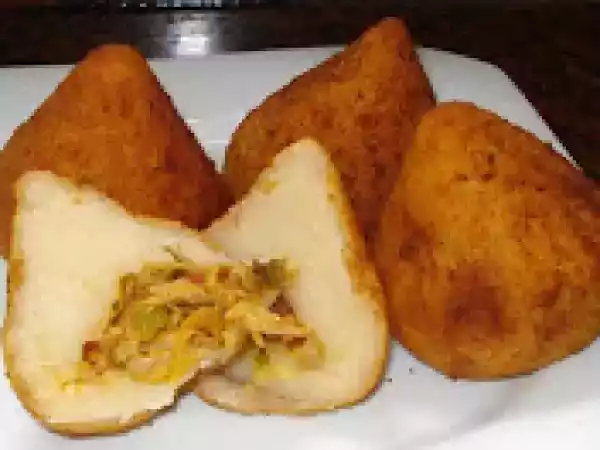 Receita Coxinha de carne de caju (vegana)