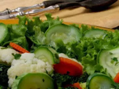 Receita Salada de legumes (vegana)