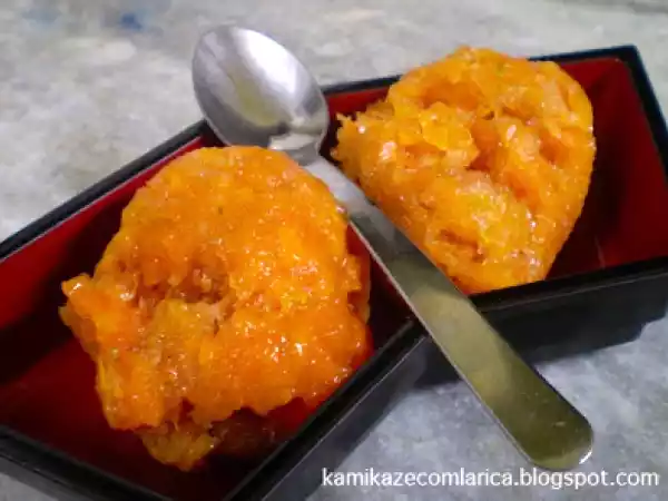 Receita Sorvete natural de mamão