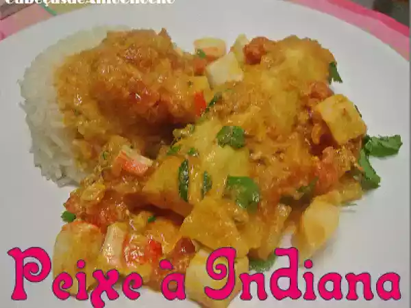 Receita Peixe à indiana