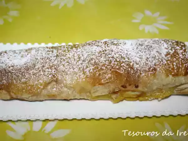 Receita Torta enrolada de massa folhada