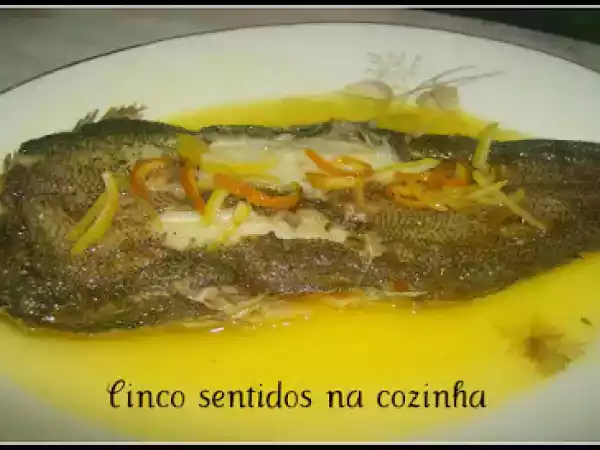 Receita Linguado grelhado com molho de citrnos