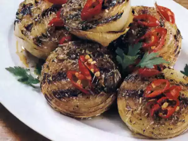 Receita Cebolas grelhadas