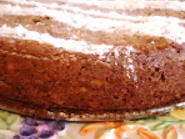Receita Bolo de cenoura e muesli de aveia