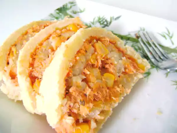 Receita Rocambole de ricota e frango