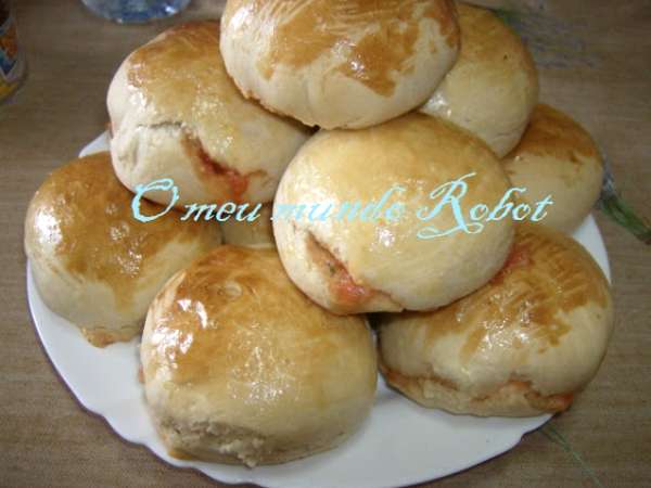 Receita Pãezinhos recheados