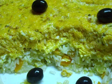 Receita Empadão de arroz com peixe