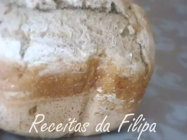 Receita Pão de avelã e canela