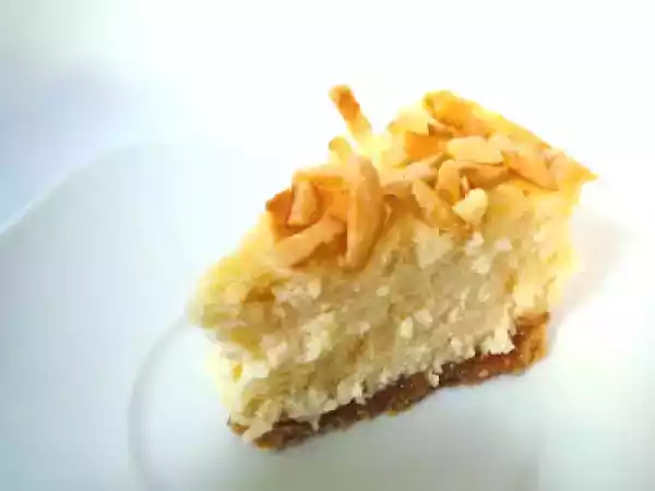 Receita Cheesecake de amêndoa