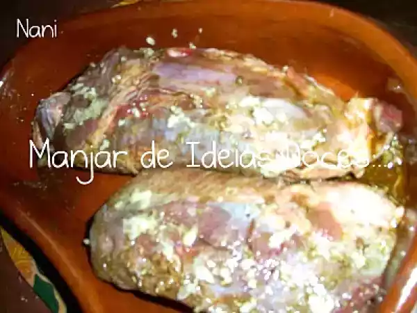 Receita Vitela assada com tomilho