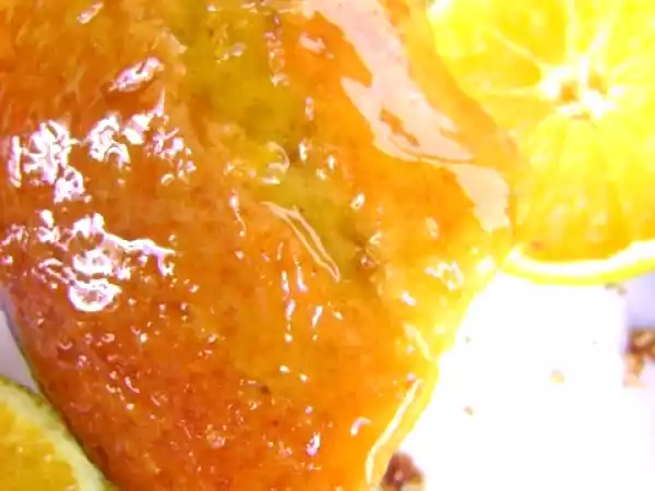 Receita Bolo de gengibre e laranja