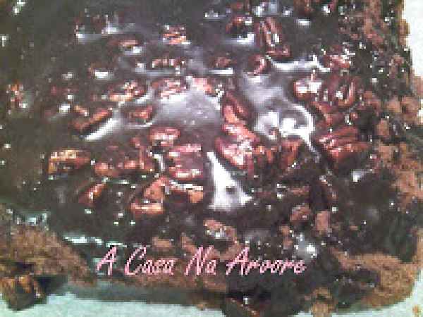Receita Chocolate sheet cake - bolo de chocolate quadrado