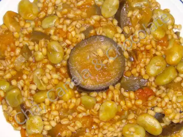 Receita Estufado de favas e cevadinha