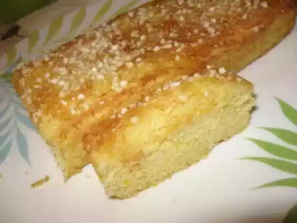 Receita Bolo de laranja, com amêndoa e calda - desafio cozinhar com laranja