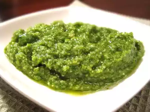 Receita Massa ao molho pesto