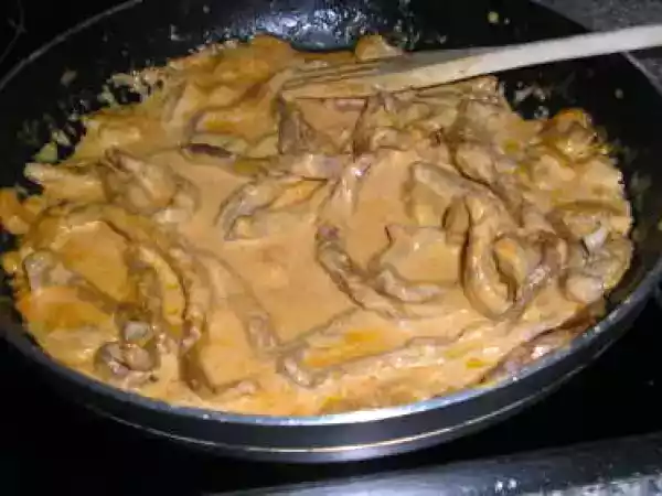 Receita Strogonoff de vitela