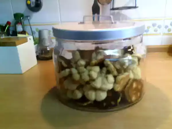 Receita Biscoitos de amendoim e aroma de baunilha na bimby