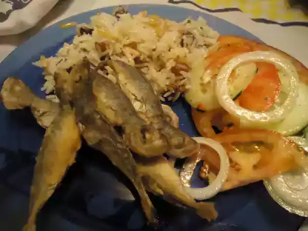 Receita Carapauzinhos fritos
