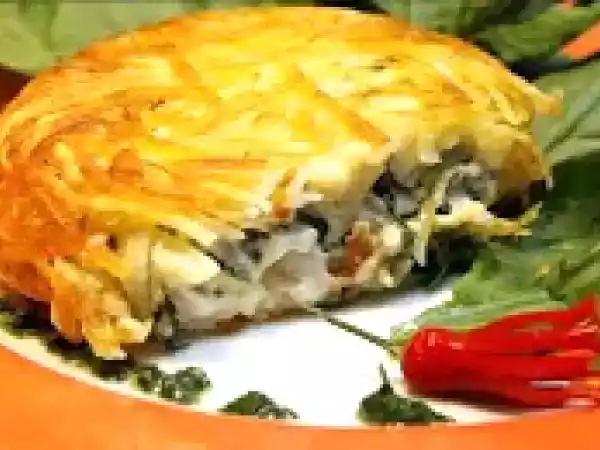 Receita Batata rostie de espinafre (lacto)
