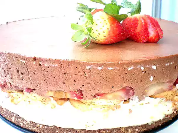 Receita Torta napolitana de chocolate