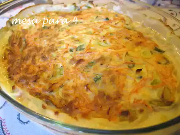 Receita Pescada gratinada com legumes
