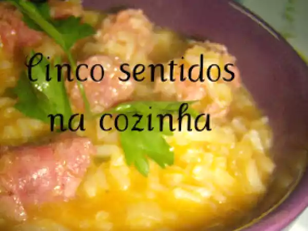 Receita Arroz de salsichas frescas