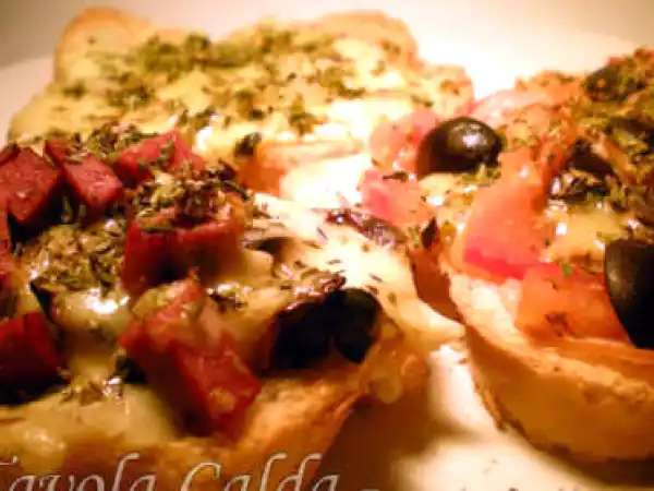 Receita Brusqueta (bruschetta)