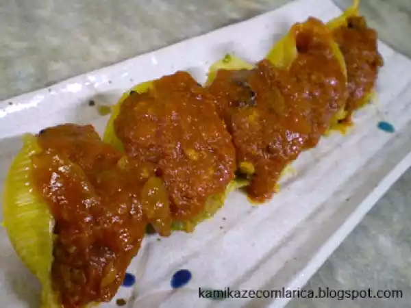 Receita Conchiglione recheado al sugone