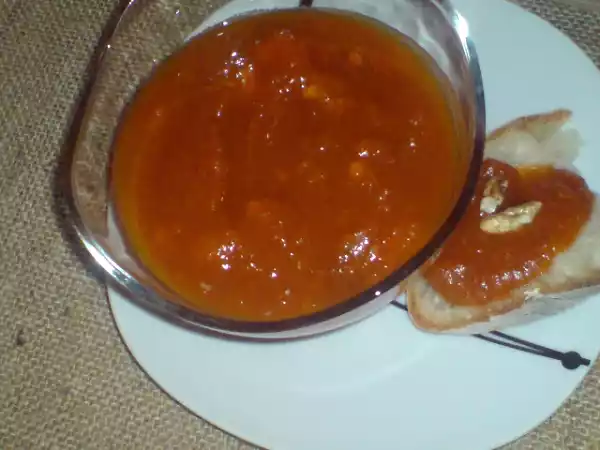 Receita Doce de abóbora com nozes