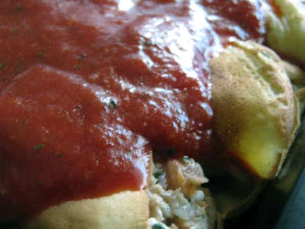 Receita Crepes de atum