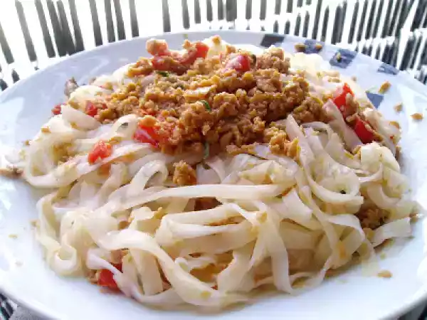 Receita Massa de arroz com soja