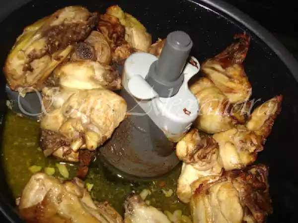 Receita Frango frito com arroz de manteiga...