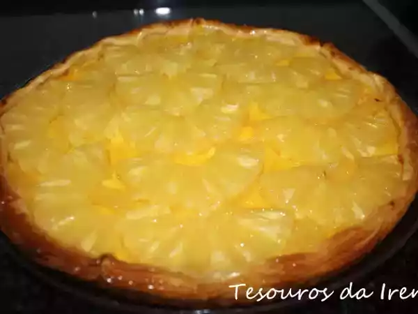Receita Tarte de massa folhada com ananás
