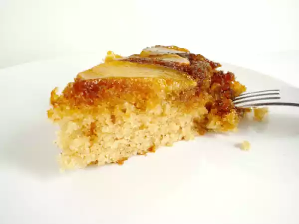 Receita Bolo invertido de maçã e canela
