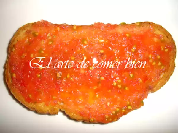 Receita Pao com tomate